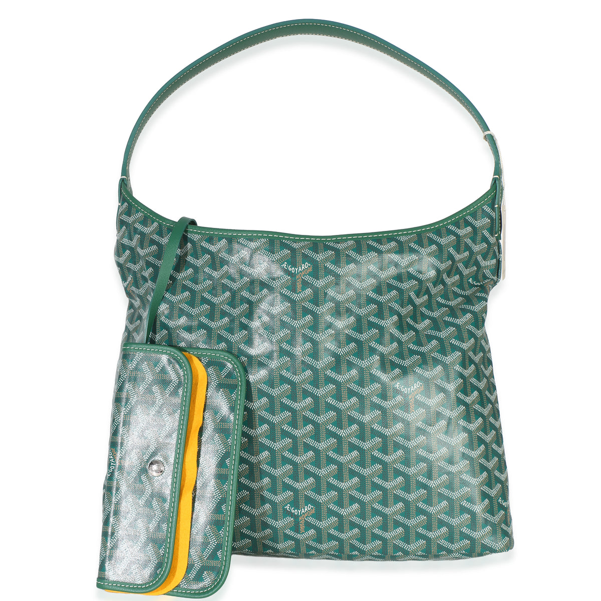 Goyard Green ine Canvas Boheme Hobo Handbag id