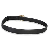 Chanel Black Calfskin Crystal CC Belt 80/32 3
