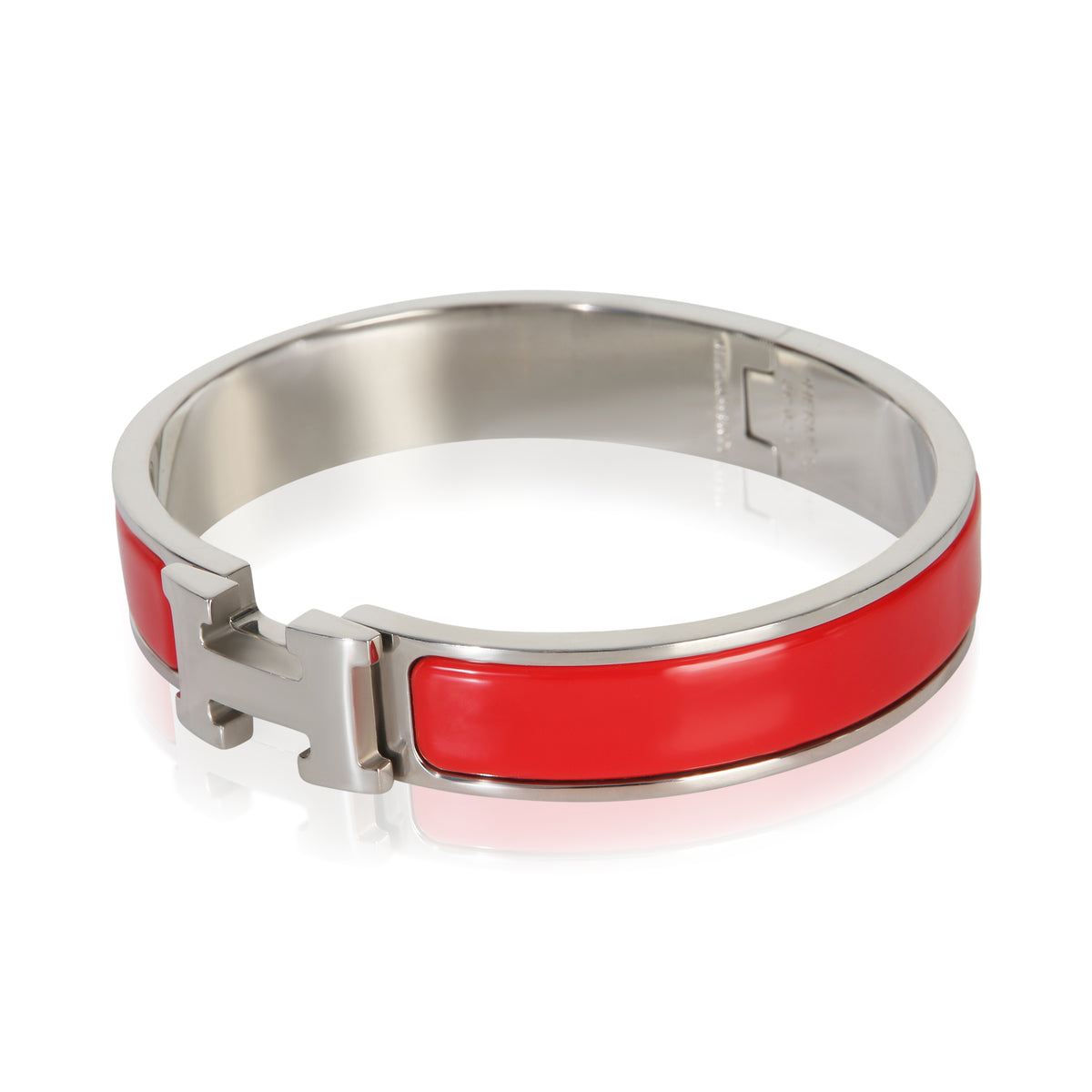 Hermès Clic H Bracelet In Rouge Amarante 2