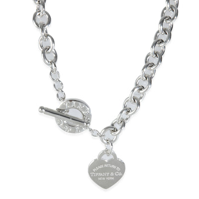 Tiffany & Co. Sterling Silver  Return To Tiffany Necklace