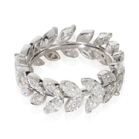 Tiffany & Co. Platinum Diamond Victoria Vine Ring fv