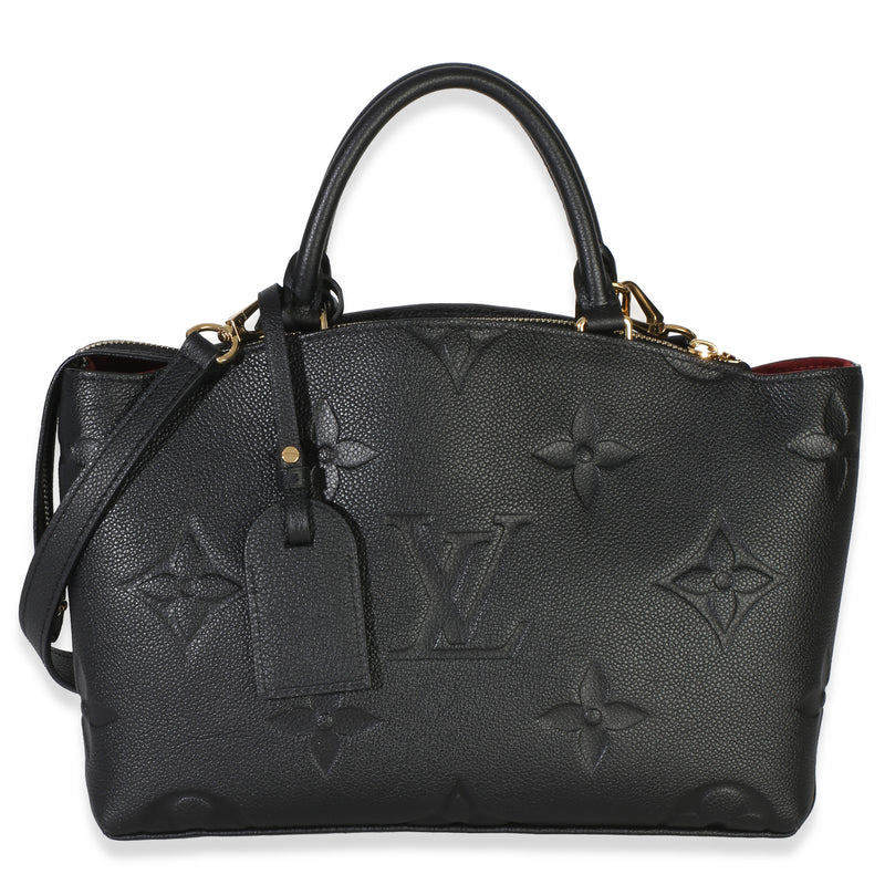 Louis Vuitton Black Monogram Giant Empreinte Petit Palais Handbag id