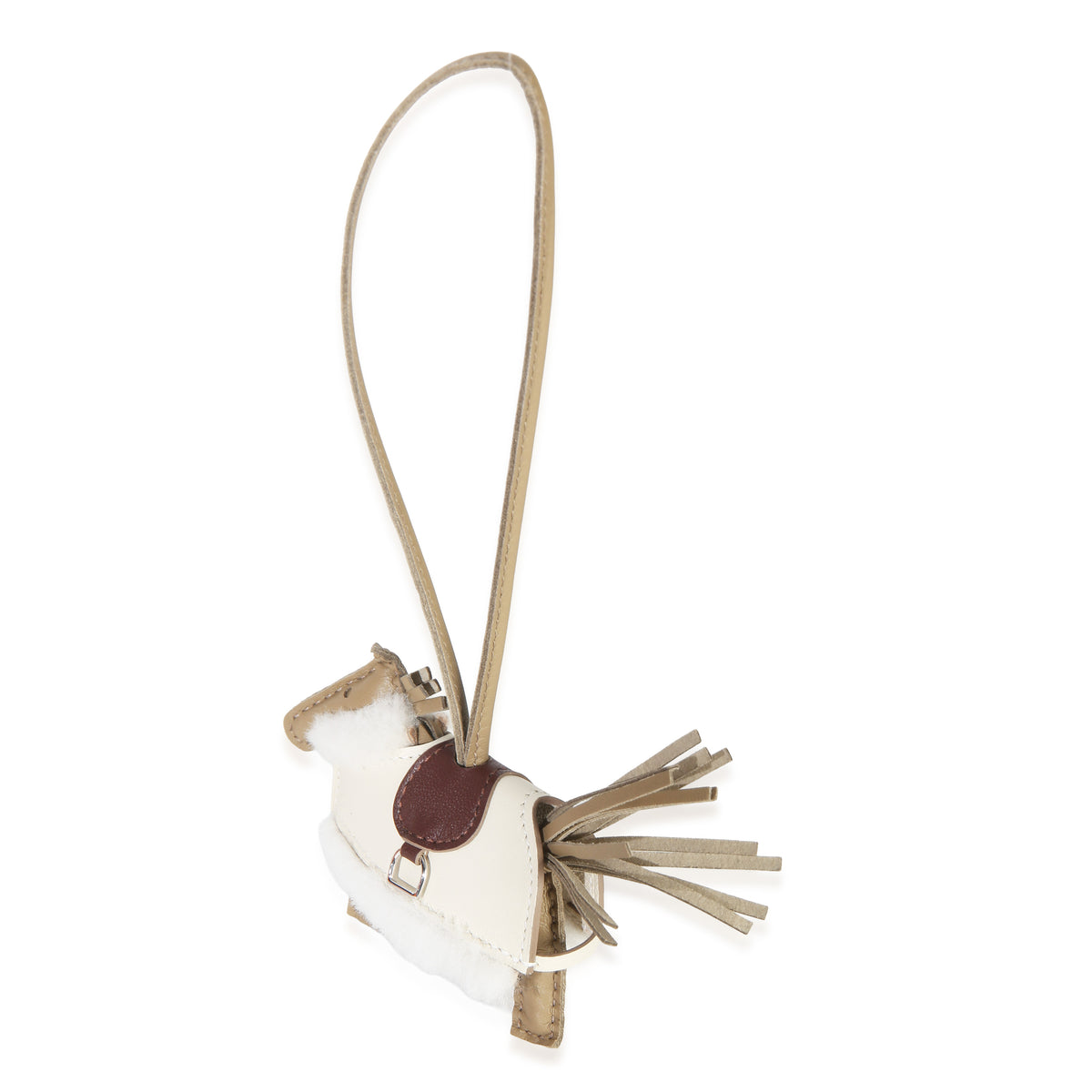 Hermès Beige Marfa Terre Craie Ecru Rodeo Robeo Plush Charm PM id