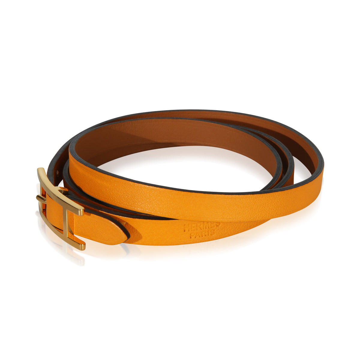 Hermès Gold Plated  Behapi Triple Tour Bracelet 2
