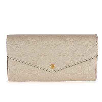 Louis Vuitton Tourterelle Monogram Empreinte Sarah Wallet Wallet id
