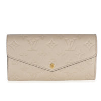 Louis Vuitton Tourterelle Monogram Empreinte Sarah Wallet Wallet id