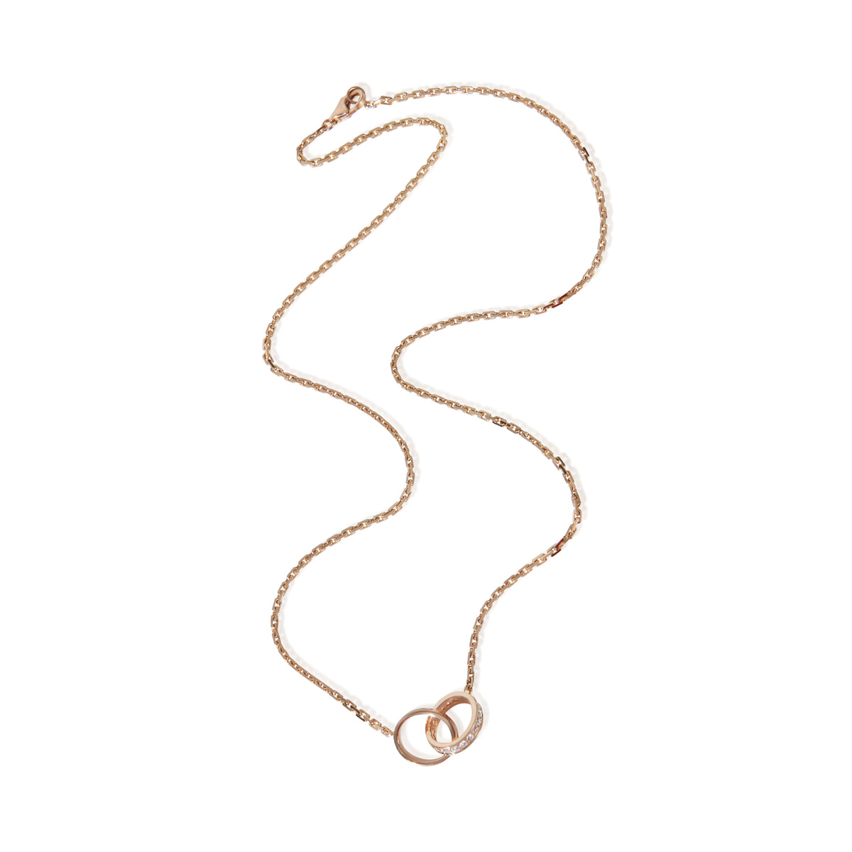 Cartier Rose Gold Diamond Love Necklace 2