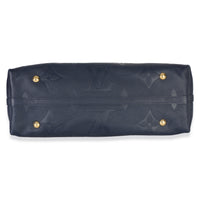 Louis Vuitton Navy Giant Monogram Empreinte Carryall MM Handbag 5