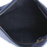 Louis Vuitton Navy Giant Monogram Empreinte Carryall MM Handbag 9