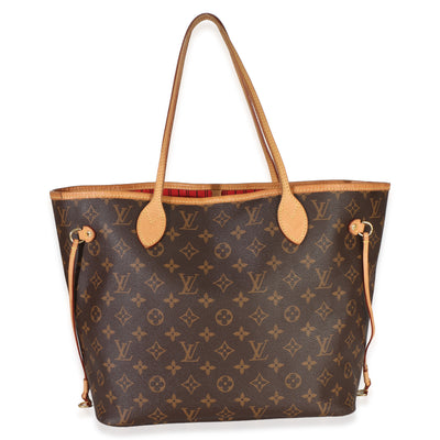 Louis Vuitton Monogram Canvas Neverfull MM Handbag fv