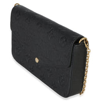 Louis Vuitton Black Monogram Empreinte Felicie Pochette Handbag 2