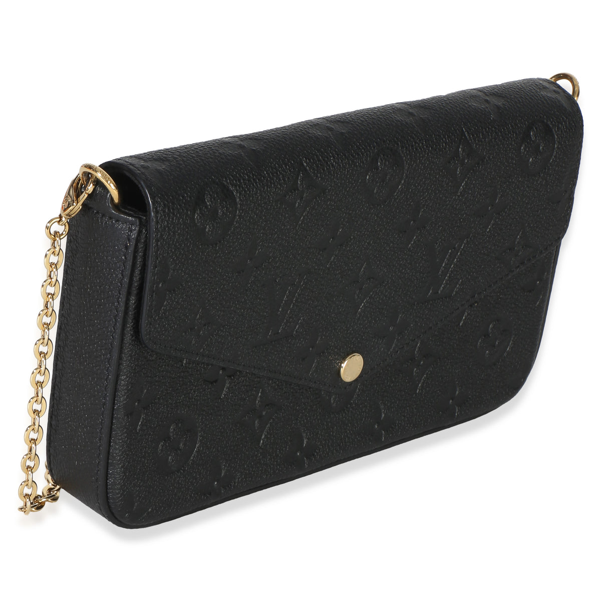 Louis Vuitton Black Monogram Empreinte Felicie Pochette Handbag 3