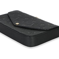 Louis Vuitton Black Monogram Empreinte Felicie Pochette Handbag 6