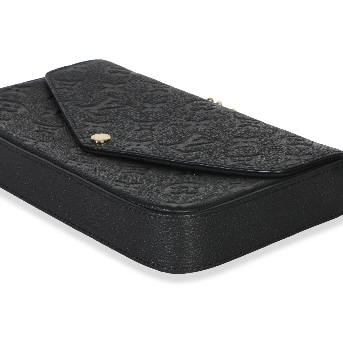 Louis Vuitton Black Monogram Empreinte Felicie Pochette Handbag 6