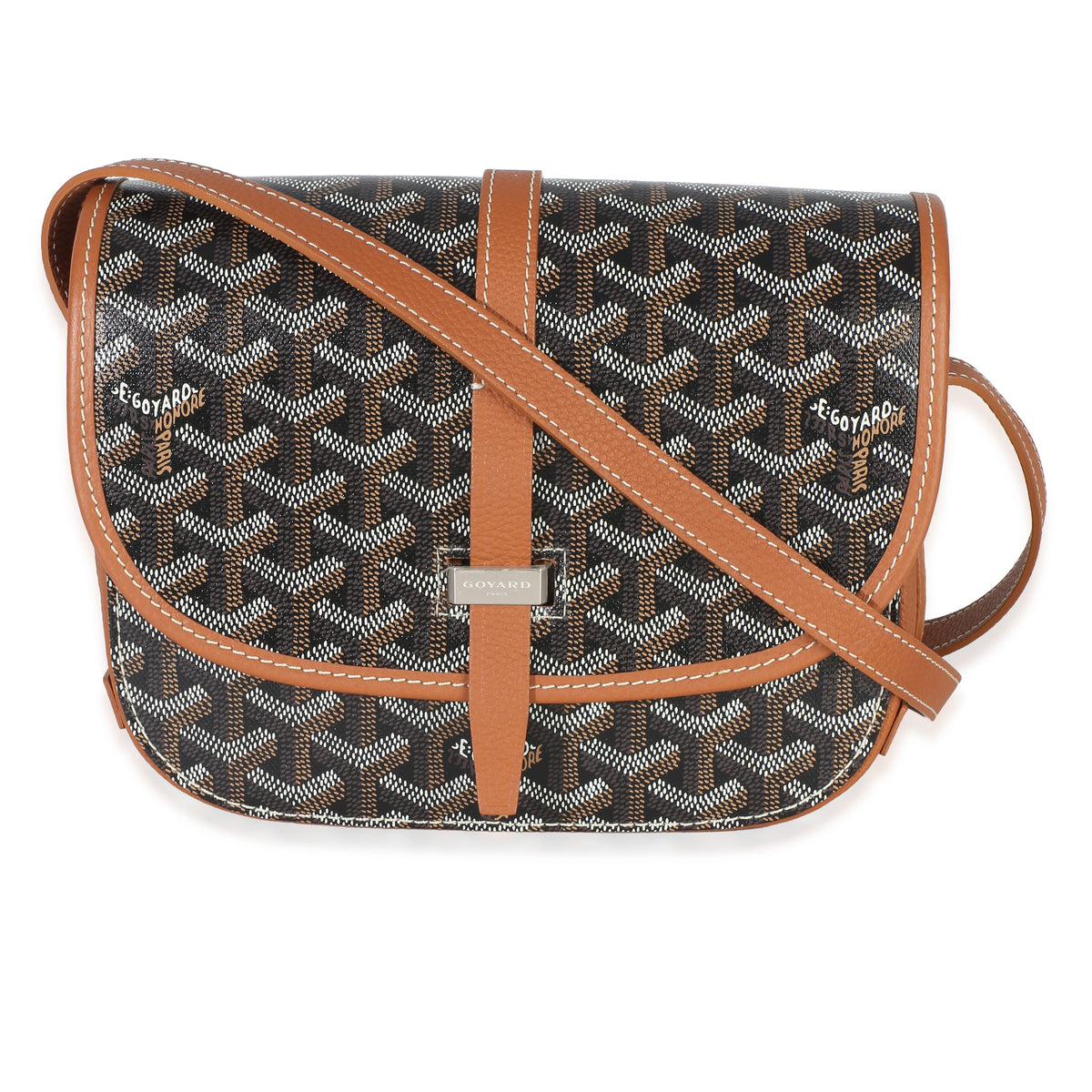 Goyard Black Gold ine Canvas Belvédère II PM Handbag id