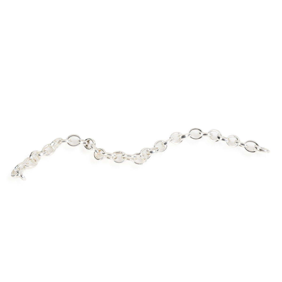 Tiffany & Co. Sterling Silver  Oval Link Bracelet bv