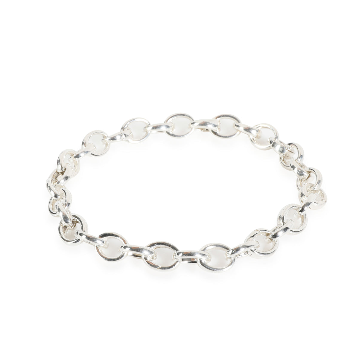 Tiffany & Co. Sterling Silver  Oval Link Bracelet fv