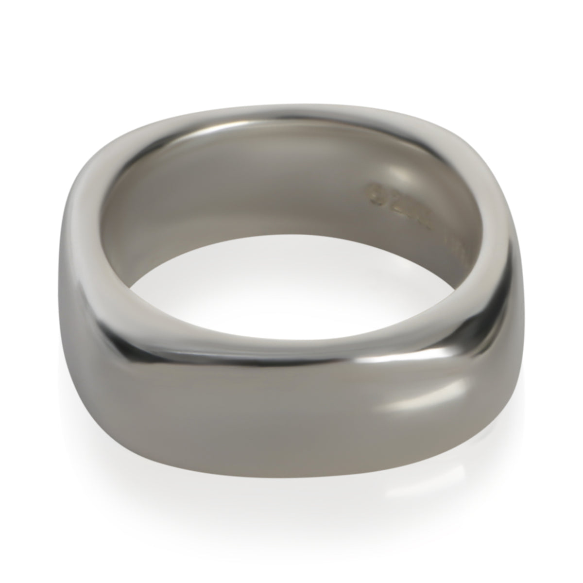 Tiffany & Co. Sterling Silver  Square Cushion Ring 3