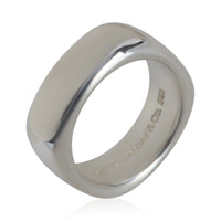Tiffany & Co. Sterling Silver  Square Cushion Ring 4