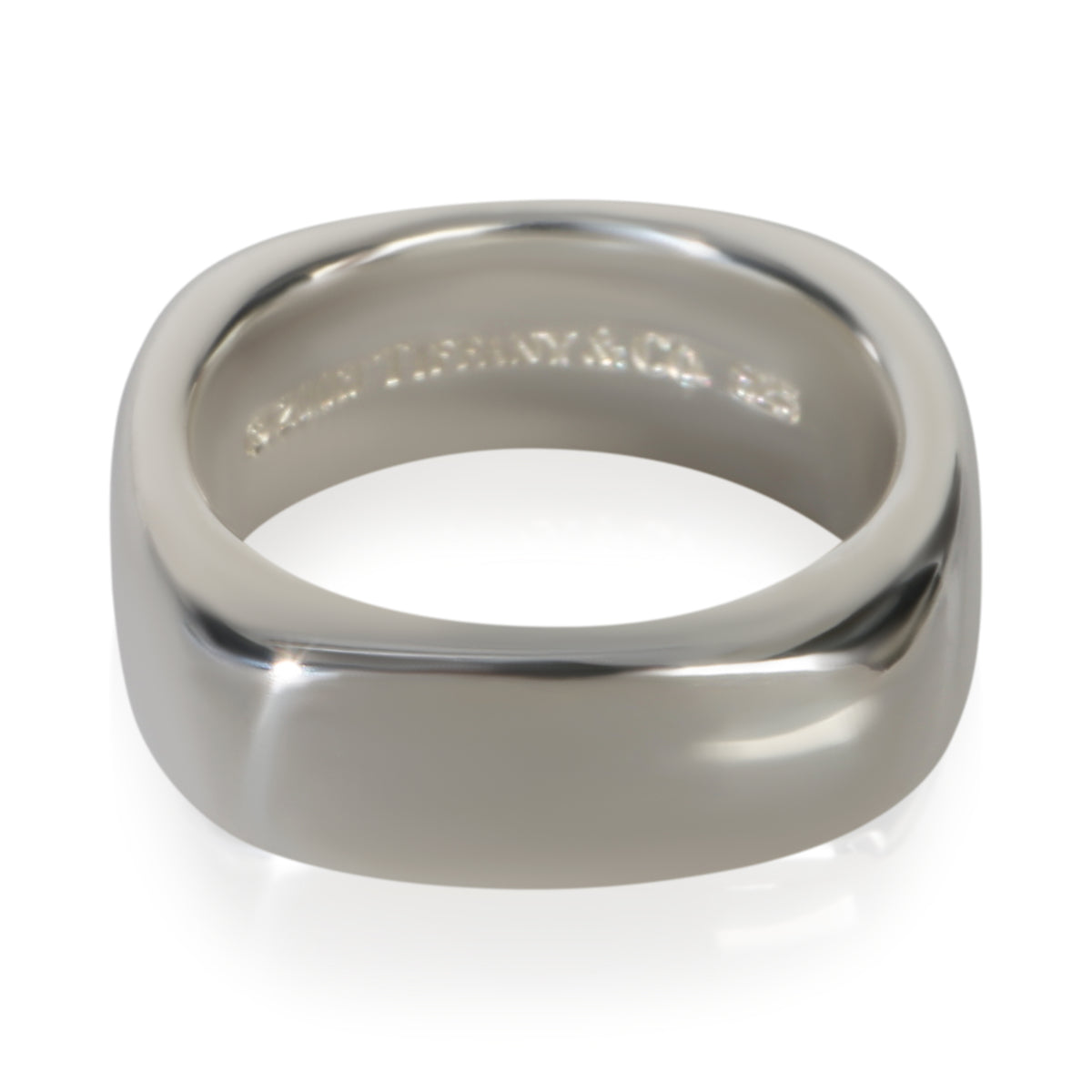 Tiffany & Co. Sterling Silver  Square Cushion Ring fv
