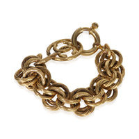 Chanel Gold Plated  Vintage 1993 CC Bracelet 3