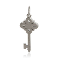 Tiffany & Co. White Gold Diamond Mini Victoria Key Pendant 3