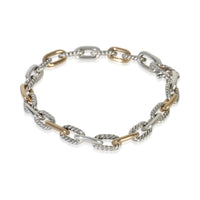 David Yurman 1/5 18K Yellow Gold & Sterling Silver Madison Chain Bracelet 2
