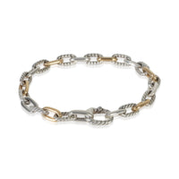 David Yurman 1/5 18K Yellow Gold & Sterling Silver Madison Chain Bracelet 3