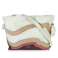 Loewe Mint Multicolor Nappa Landscape Medium Flamenco Knot Clutch Handbag id