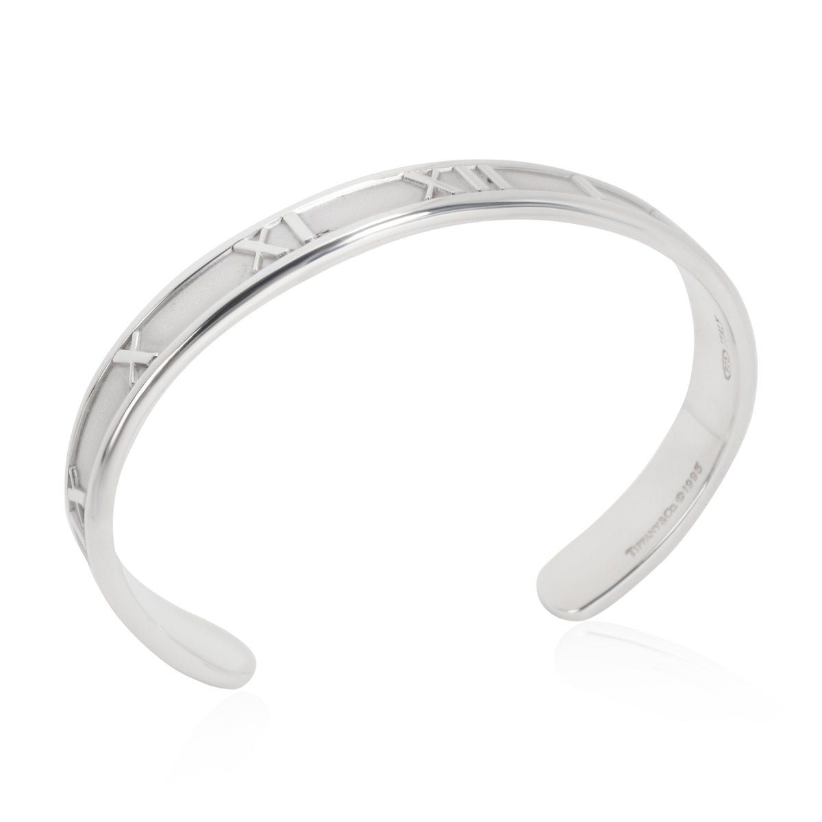 Tiffany & Co. Sterling Silver  Vintage 1995 Atlas Cuff Bracelet pv