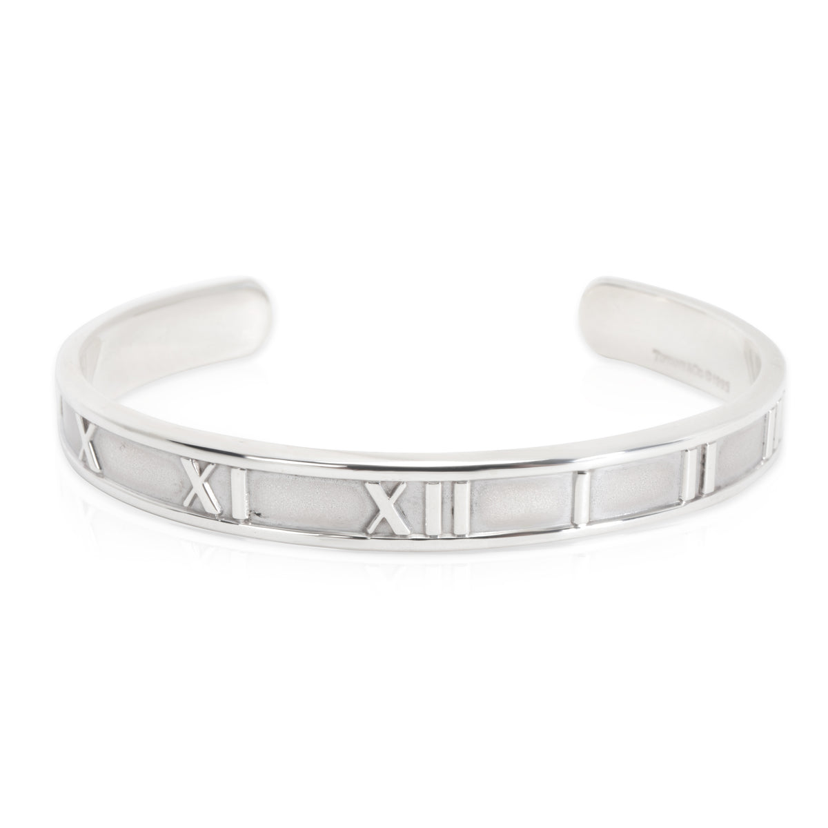 Tiffany & Co. Sterling Silver  Vintage 1995 Atlas Cuff Bracelet fv