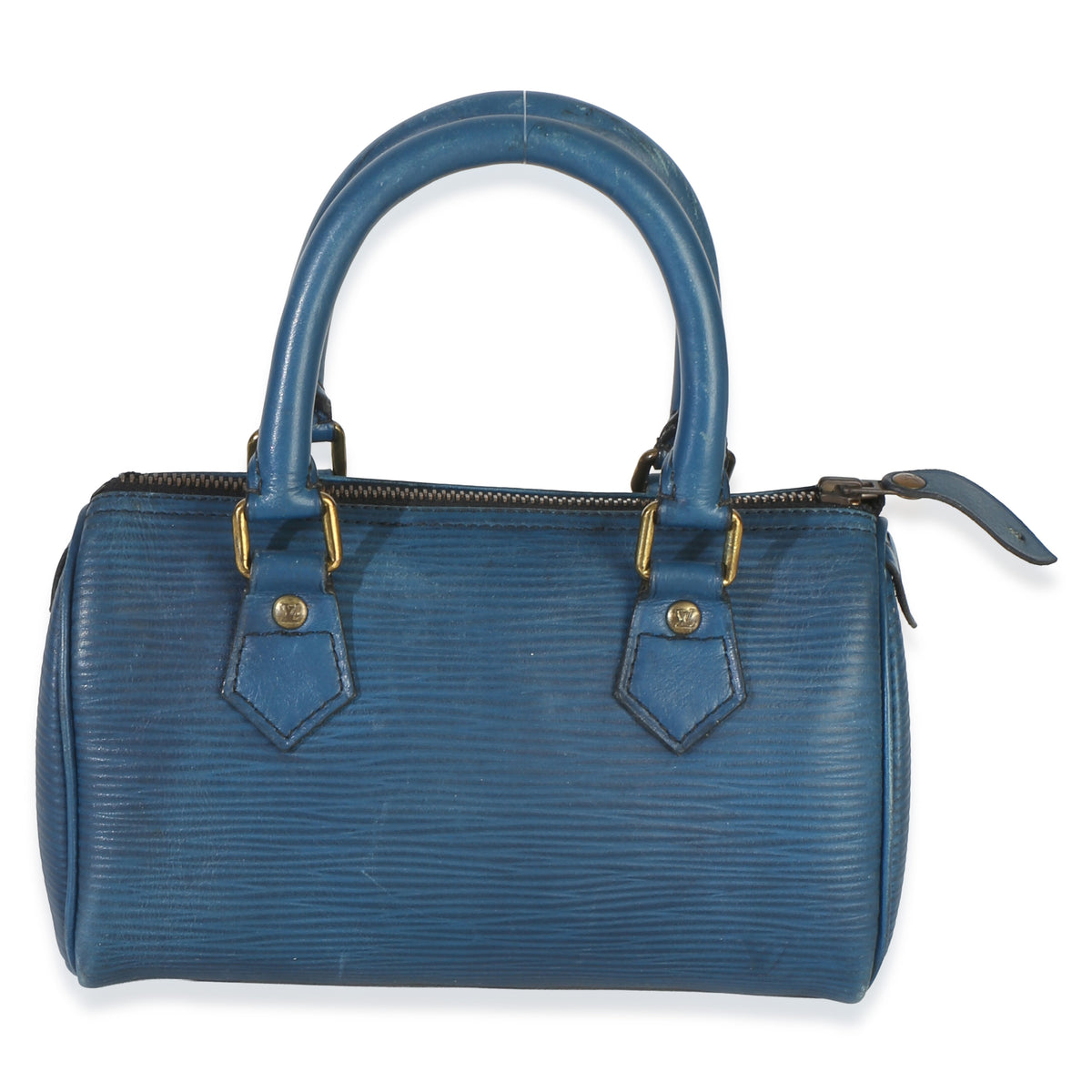 Louis Vuitton Blue Epi Mini Speedy HL Handbag 4