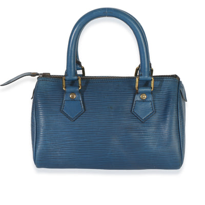 Louis Vuitton Blue Epi Mini Speedy HL Handbag id