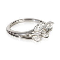 Tiffany & Co. Platinum Diamond Victoria Vine Ring 3