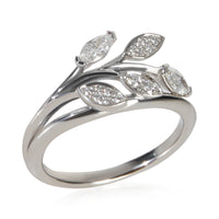 Tiffany & Co. Platinum Diamond Victoria Vine Ring 4