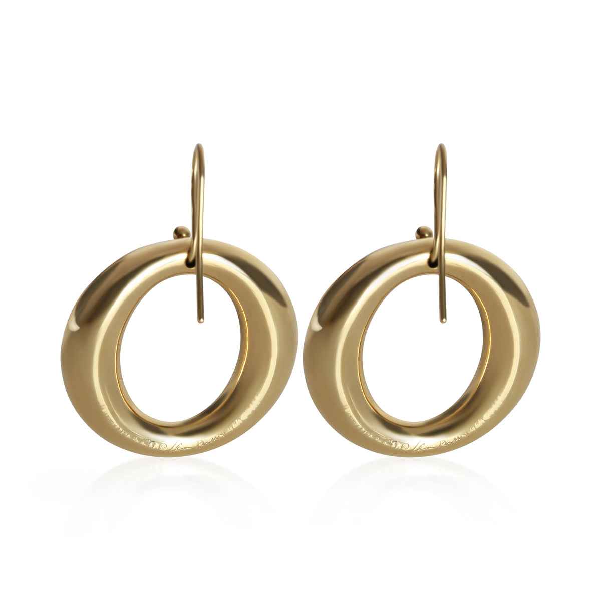 Tiffany & Co. Yellow Gold  Elsa Peretti Sevillana Earrings 4