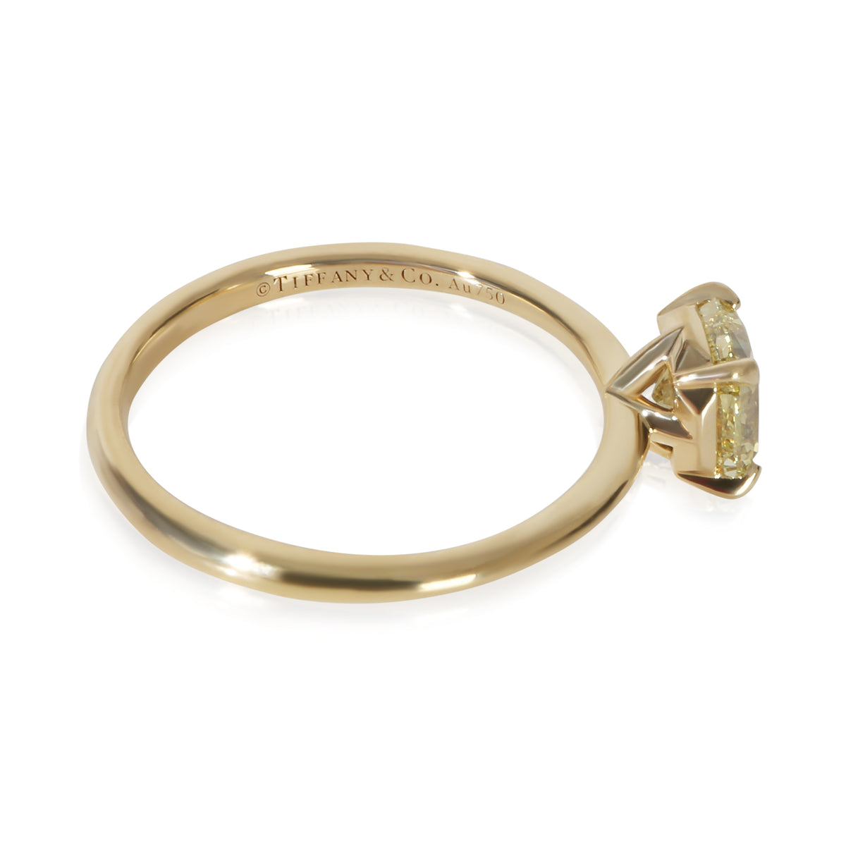 Tiffany & Co. 0.79 ct Cushion Diamond Tiffany True Engagement Ring 4