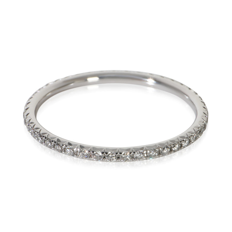 Tiffany & Co. White Gold Diamond Metro Eternity Band fv