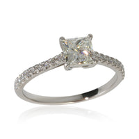 Tiffany & Co. 0.74 ct Princess Diamond Novo Engagement Ring 4