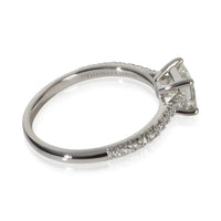 Tiffany & Co. 0.74 ct Princess Diamond Novo Engagement Ring 3