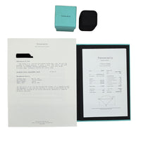 Tiffany & Co. 0.74 ct Princess Diamond Novo Engagement Ring box