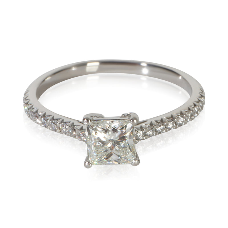 Tiffany & Co. 0.74 ct Princess Diamond Novo Engagement Ring fv