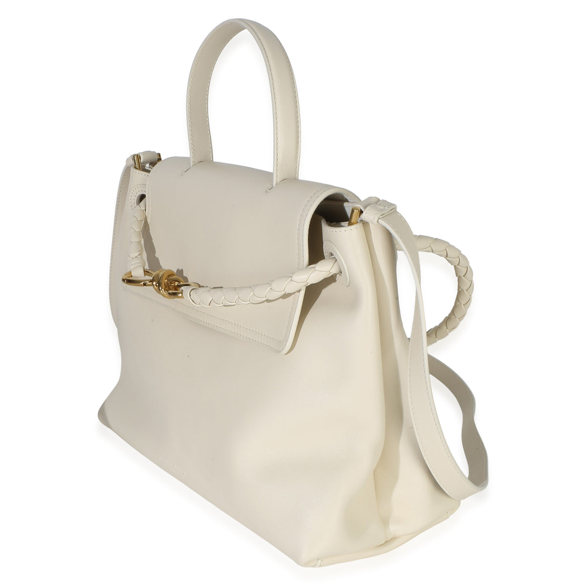Bottega Veneta Cream Silky Calfskin Medium Ciao Ciao Handbag 2