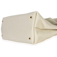 Bottega Veneta Cream Silky Calfskin Medium Ciao Ciao Handbag 6