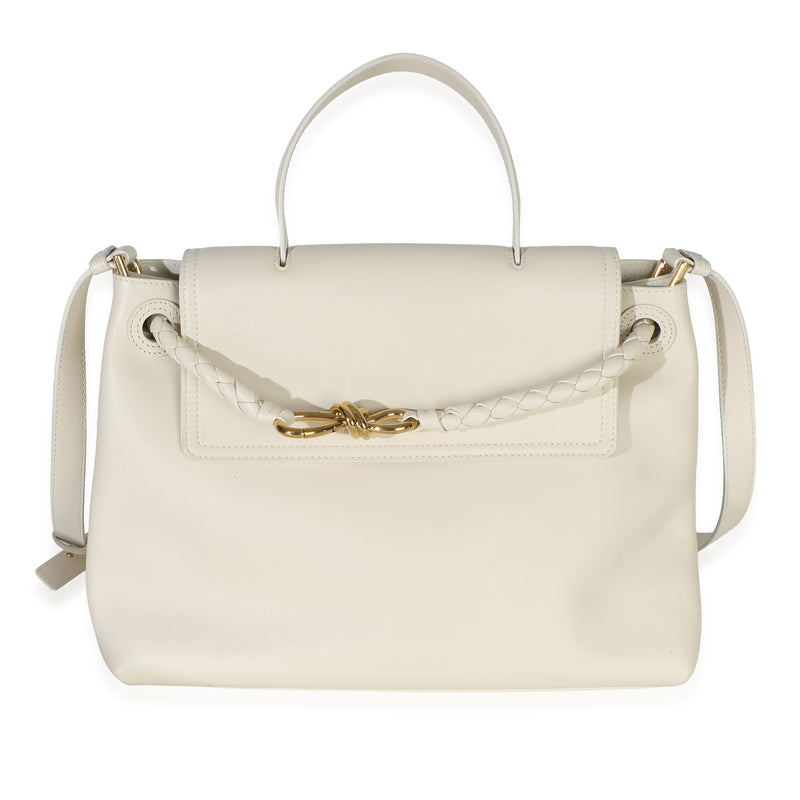Bottega Veneta Cream Silky Calfskin Medium Ciao Ciao Handbag id