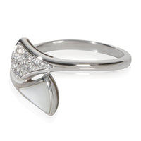 BVLGARI White Gold Mother Of Pearl and Diamond Diva's Dream Ring 2