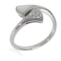 BVLGARI White Gold Mother Of Pearl and Diamond Diva's Dream Ring 4