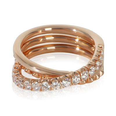 Cartier Rose Gold Diamond Etincelle Ring fv