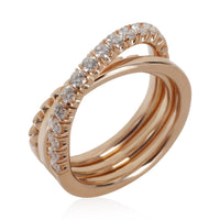 Cartier Rose Gold Diamond Etincelle Ring 4