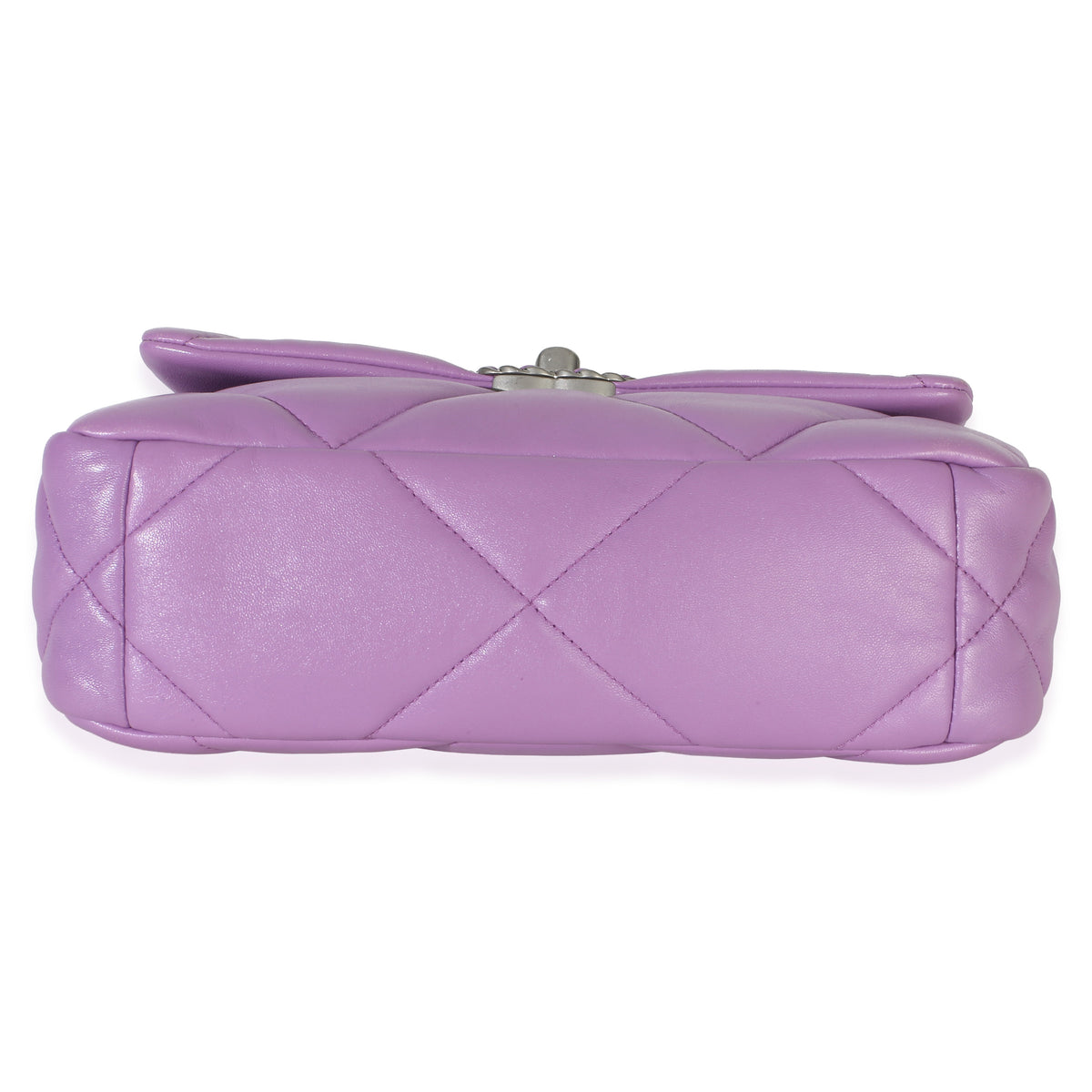 Chanel Purple Quilted Lambskin Medium  19 Flap Bag Handbag 5
